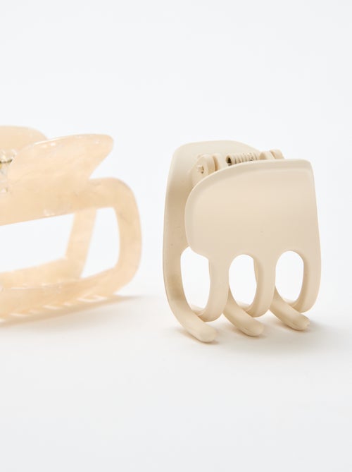 Pack de 2 garras de cabelo fantasia - Kiabi