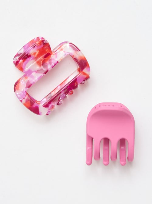 Pack de 2 garras de cabelo fantasia - Kiabi