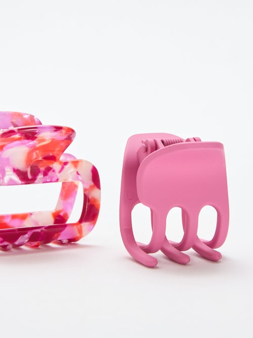 Pack de 2 garras de cabelo fantasia - Kiabi