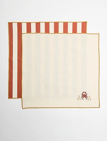 Pack de 2 guardanapos de mesa