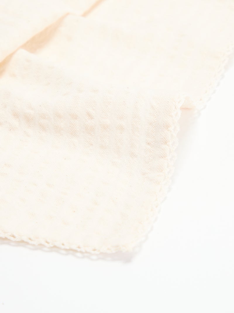 Pack de 2 guardanapos de mesa Bege - Kiabi
