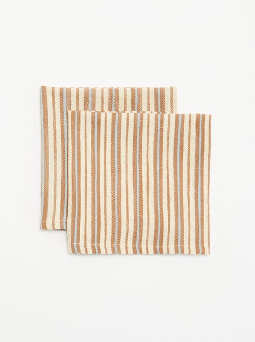 Pack de 2 guardanapos de mesa - Kiabi Pack de 2 guardanapos de mesa - Kiabi