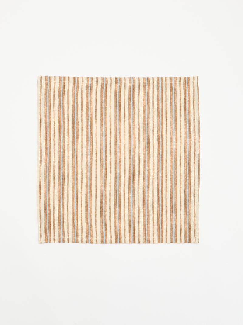 Pack de 2 guardanapos de mesa Branco - Kiabi