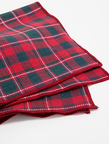 Pack de 2 guardanapos de mesa estampados - KIABI Home