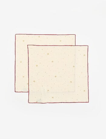 Pack de 2 guardanapos de mesa 'Natal'