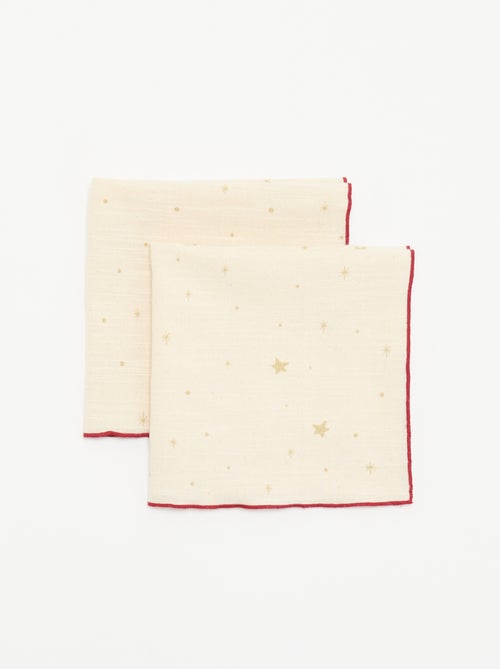 Pack de 2 guardanapos de mesa 'Natal' - Kiabi Pack de 2 guardanapos de mesa 'Natal' - Kiabi