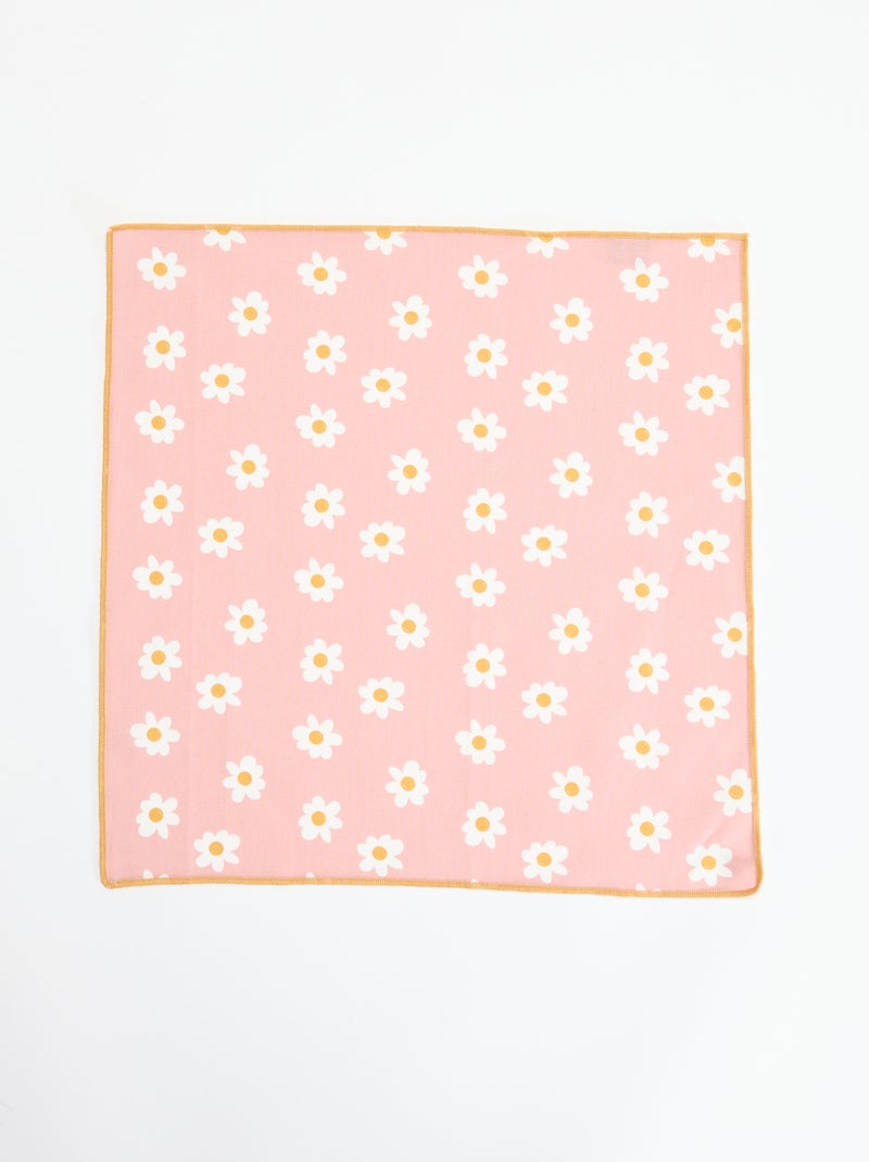 Pack de 2 guardanapos de mesa Rosa - Kiabi