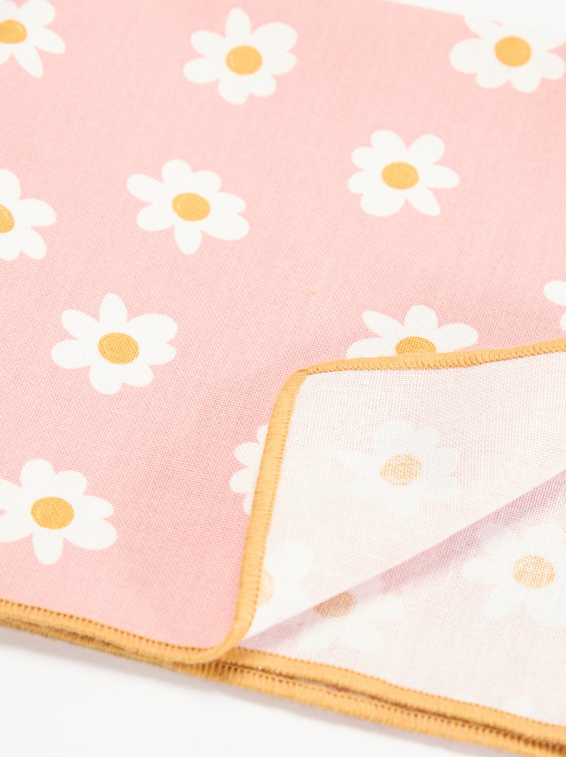 Pack de 2 guardanapos de mesa Rosa - Kiabi