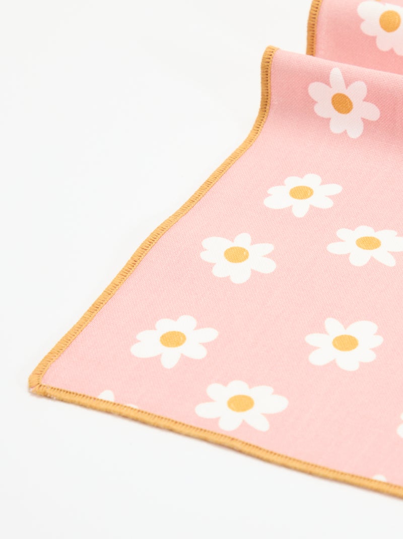 Pack de 2 guardanapos de mesa Rosa - Kiabi