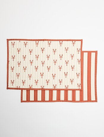 Pack de 2 individuais de mesa