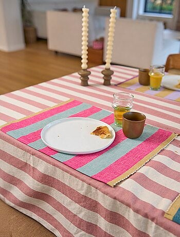 Pack de 2 individuais de mesa decorados 32 x 45 cm - Kiabi Home