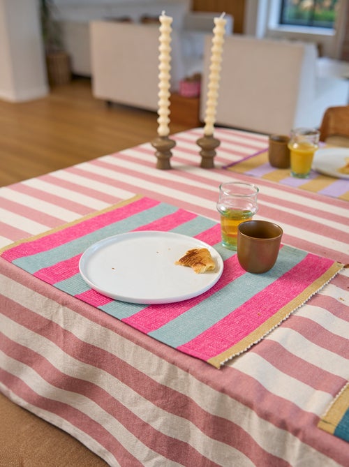 Pack de 2 individuais de mesa fantasia (32x45 cm) - Kiabi Home - Kiabi Pack de 2 individuais de mesa fantasia (32x45 cm) - Kiabi Home - Kiabi