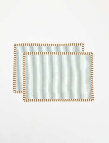 Pack de 2 individuais de mesa retangulares