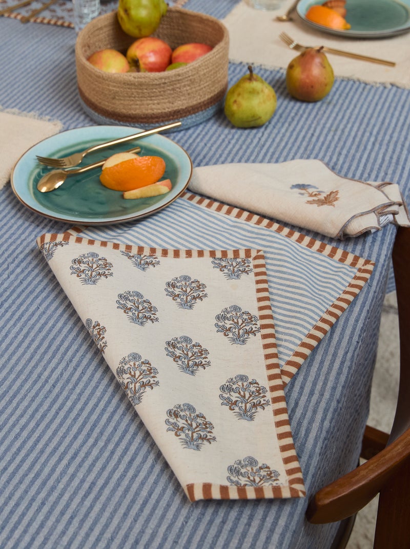 Pack de 2 individuais de mesa retangulares Branco - Kiabi