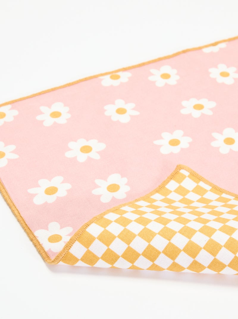 Pack de 2 individuais de mesa Rosa - Kiabi