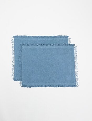Pack de 2 individuais de mesa tecidos - Kiabi Home