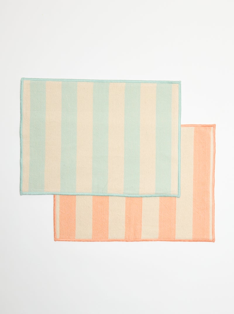 Pack de 2 individuais de mesa Verde - Kiabi