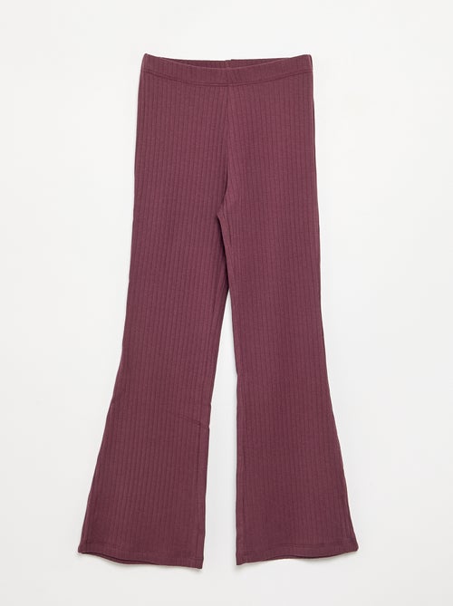 Pack de 2 leggings - 1 liso + 1 estampado - Kiabi
