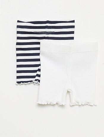 Pack de 2 leggings canelados