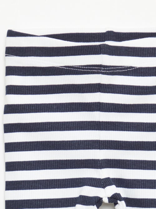 Pack de 2 leggings canelados - Kiabi