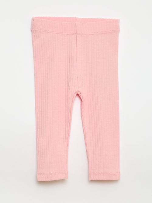 Pack de 2 leggings canelados - Kiabi