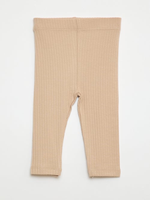 Pack de 2 leggings canelados - Kiabi