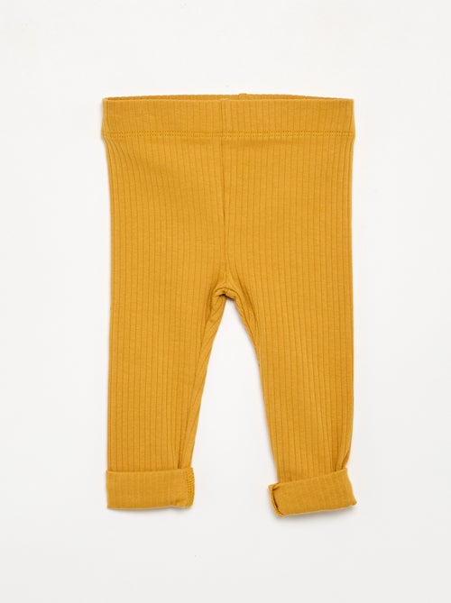 Pack de 2 leggings canelados - Kiabi