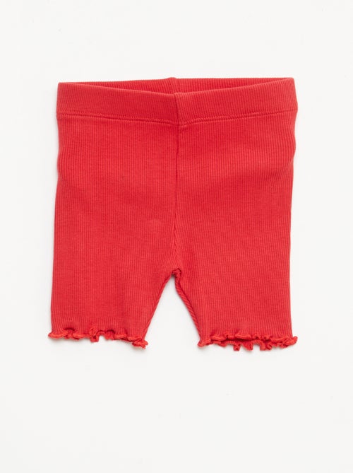 Pack de 2 leggings canelados - Kiabi