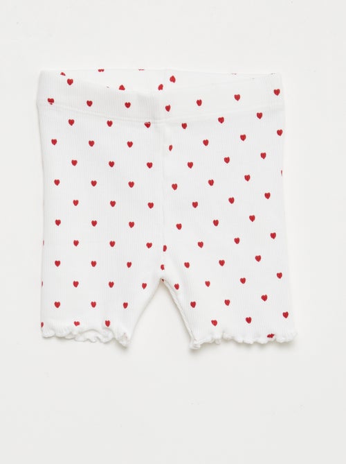 Pack de 2 leggings canelados - Kiabi
