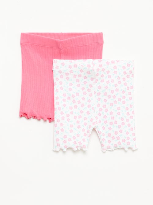 Pack de 2 leggings canelados - Kiabi