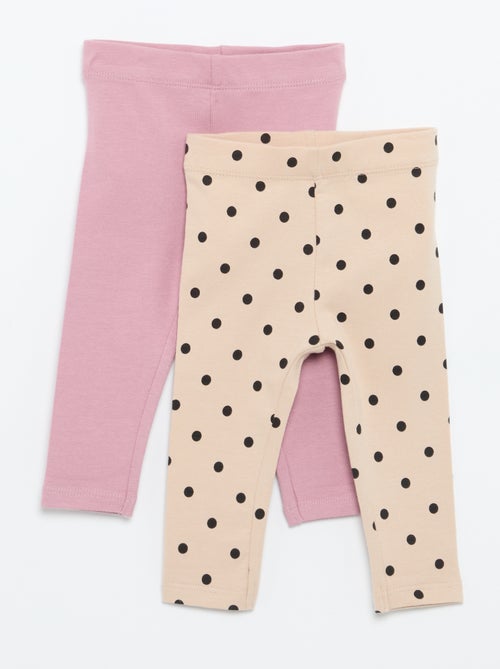 Pack de 2 leggings compridos - Kiabi