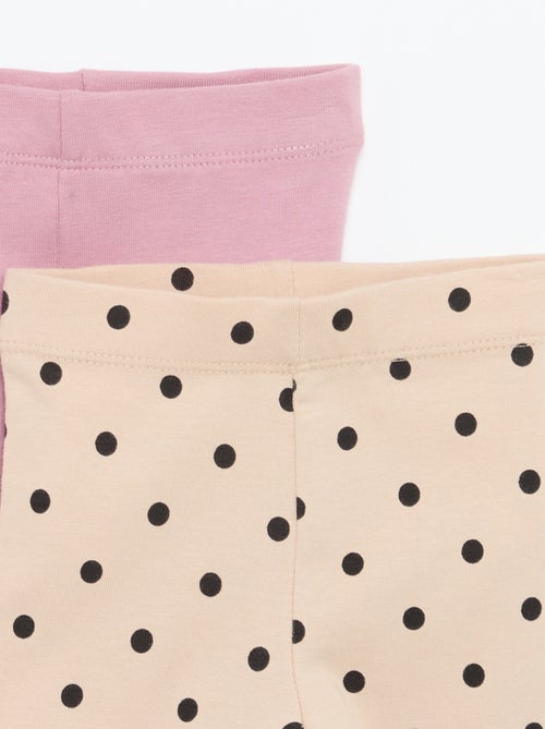 Pack de 2 leggings compridos - Kiabi