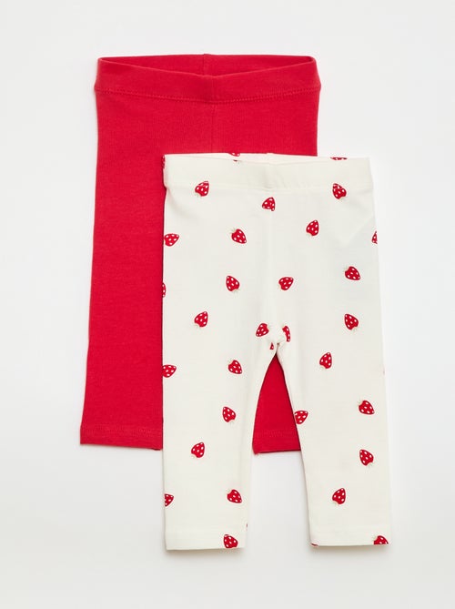 Pack de 2 leggings compridos - Kiabi