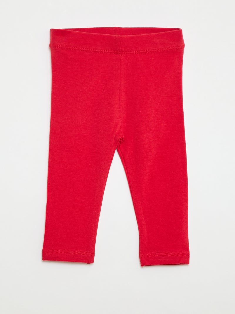 Pack de 2 leggings compridos Branco - Kiabi
