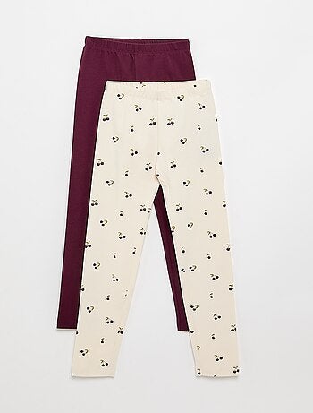 Pack de 2 leggings compridos