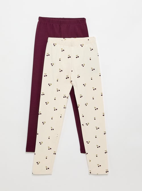 Pack de 2 leggings compridos - Kiabi