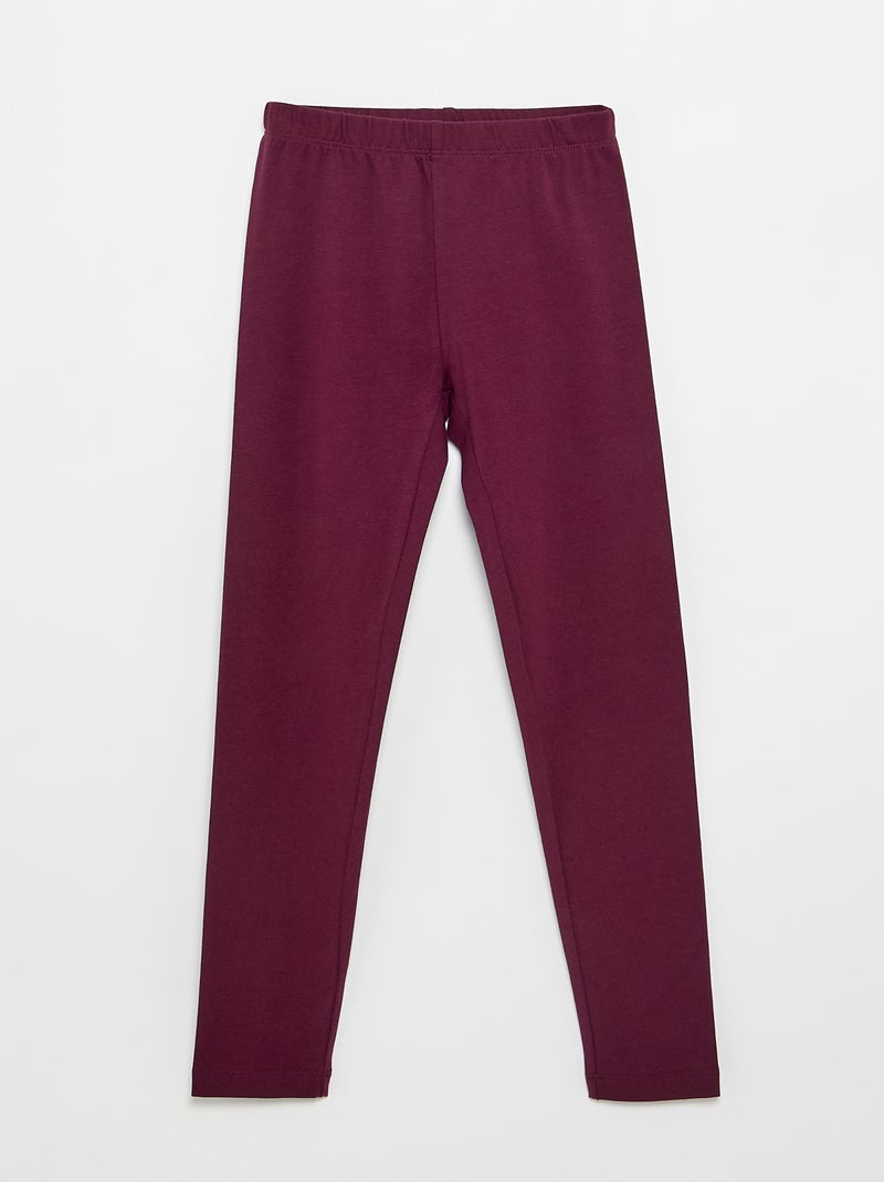 Pack de 2 leggings compridos Branco - Kiabi