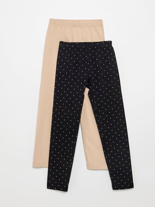 Pack de 2 leggings compridos - Kiabi