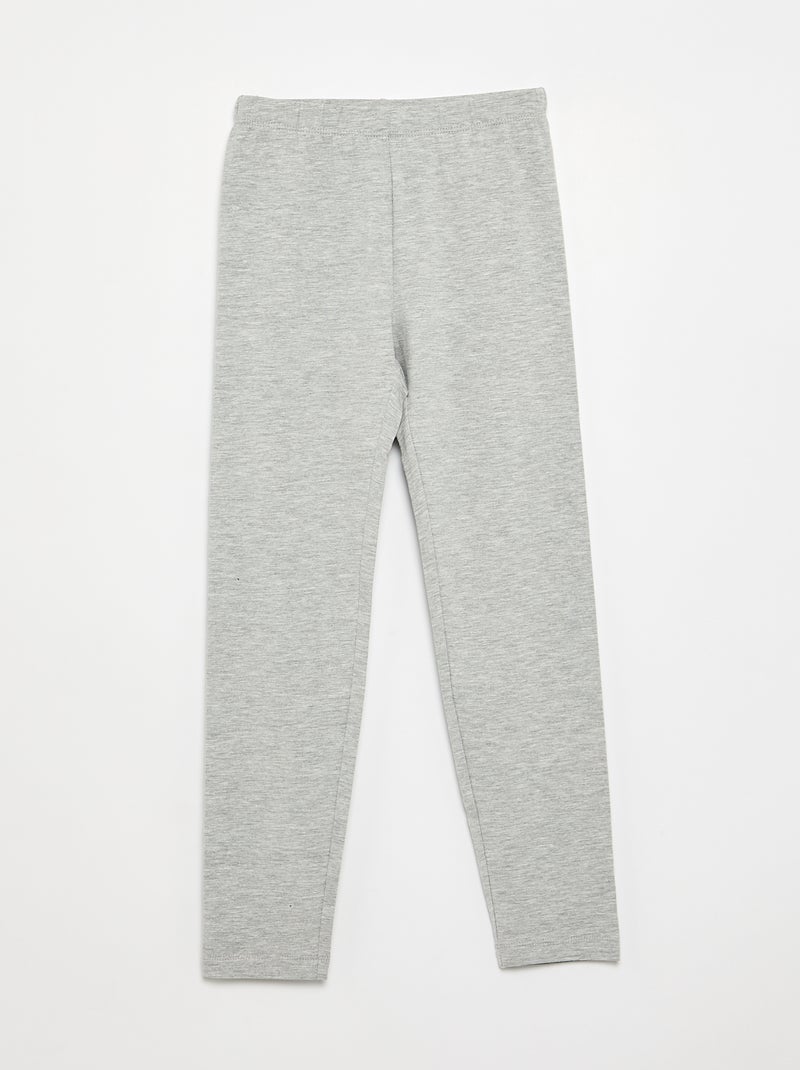 Pack de 2 leggings compridos Preto - Kiabi