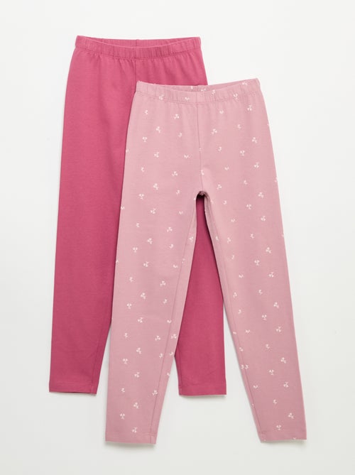 Pack de 2 leggings compridos - Kiabi Pack de 2 leggings compridos - Kiabi