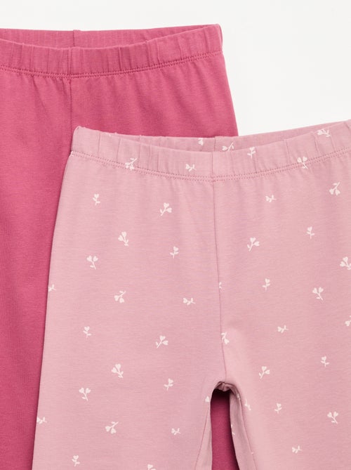 Pack de 2 leggings compridos - Kiabi Pack de 2 leggings compridos - Kiabi