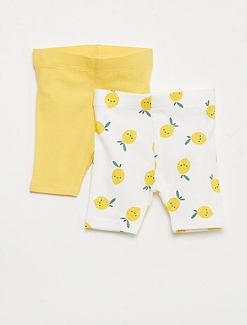 Pack de 2 leggings curtos