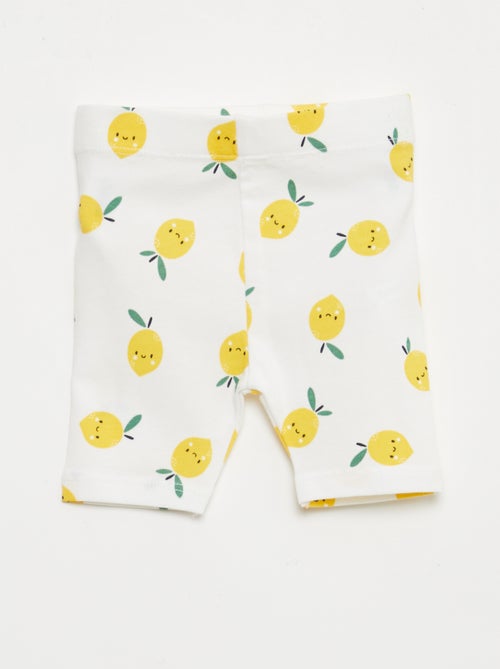 Pack de 2 leggings curtos - Kiabi