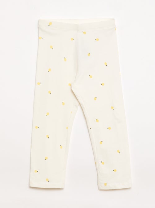 Pack de 2 leggings curtos - Kiabi