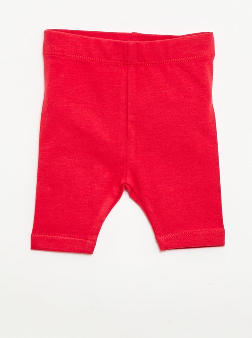 Pack de 2 leggings curtos - Kiabi