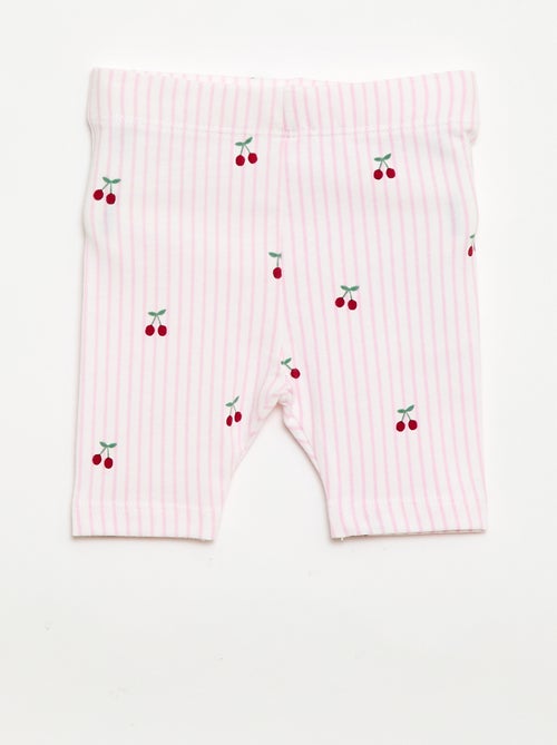 Pack de 2 leggings curtos - Kiabi
