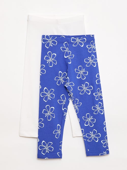 Pack de 2 leggings curtos - Kiabi