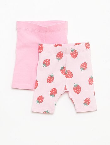 Pack de 2 leggings curtos