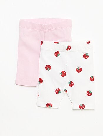 Pack de 2 leggings curtos