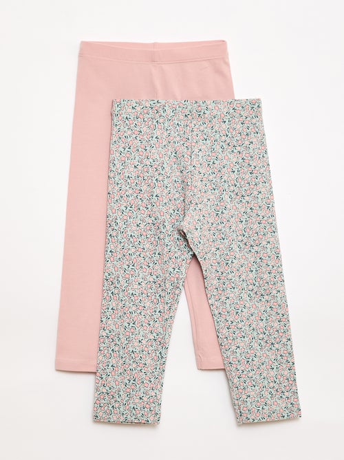 Pack de 2 leggings curtos - Kiabi